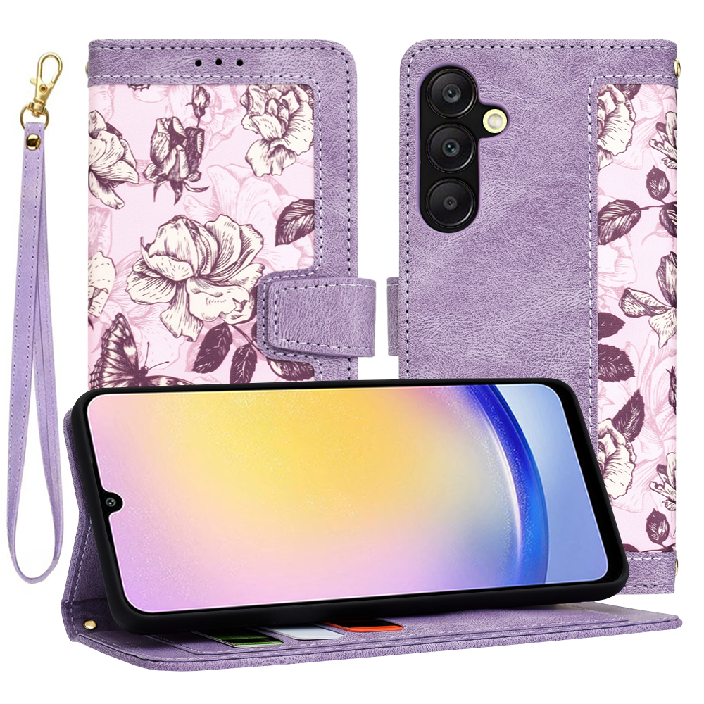 Levně Techsuit FlipCraft Samsung Galaxy A25 5G Mysterious Purple