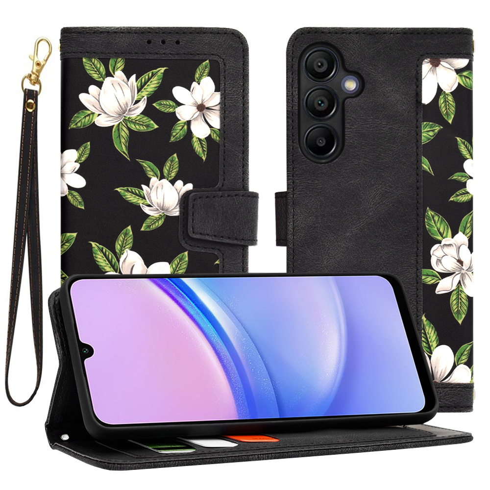 Levně Techsuit FlipCraft Samsung Galaxy A15 4G 5G Květy úsvitu