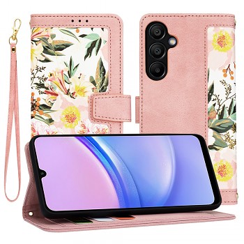Techsuit FlipCraft Samsung Galaxy A15 4G 5G Sweetheart Pink