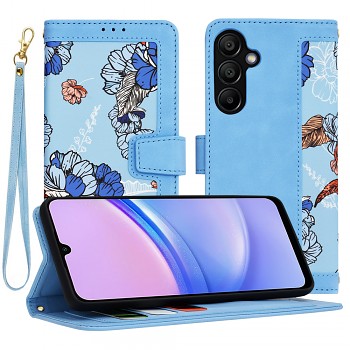 Techsuit FlipCraft Samsung Galaxy A15 4G A15 5G Zářivě modrá
