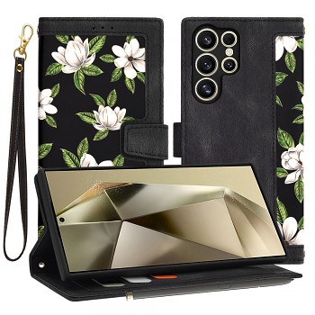 Techsuit FlipCraft Samsung Galaxy S24 Ultra Květiny Úsvitu