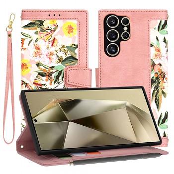 Techsuit FlipCraft Samsung Galaxy S24 Ultra Sweetheart Pink