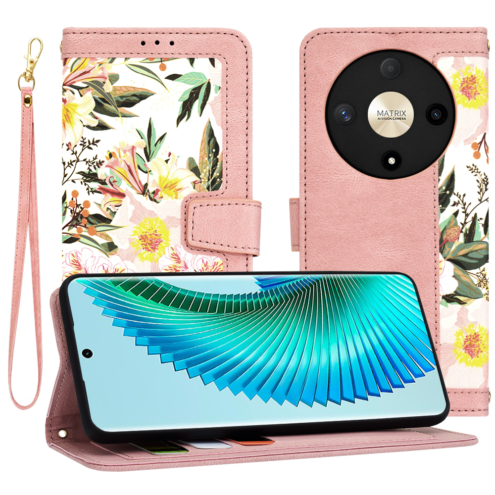 Techsuit FlipCraft obal Honor Magic6 Lite Sweetheart Pink