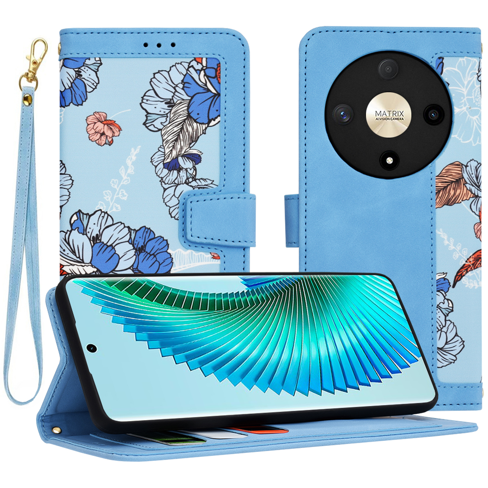 Levně Techsuit FlipCraft Honor Magic6 Lite Vibrant Blue