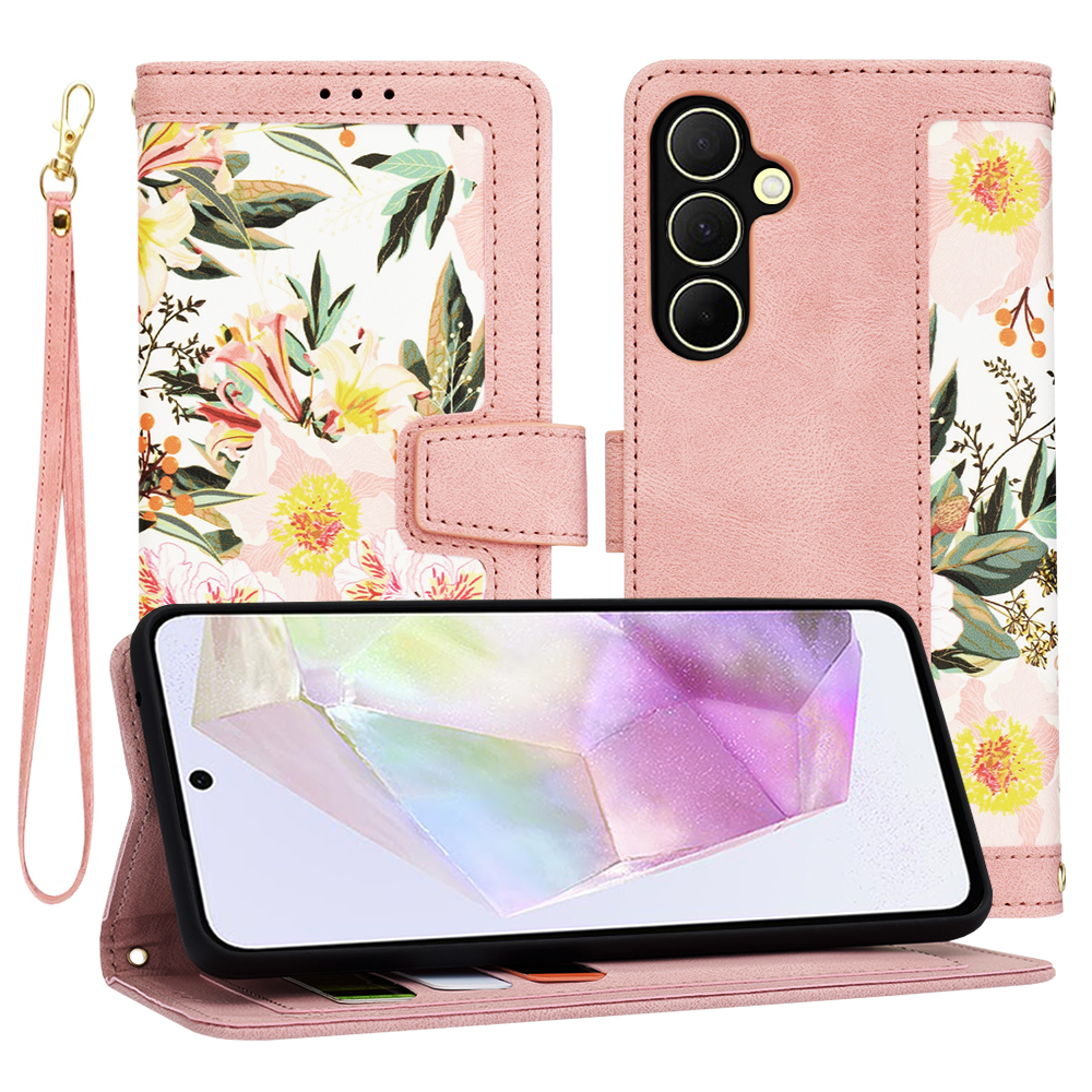 Techsuit FlipCraft Samsung Galaxy A35 5G Sladká růžová