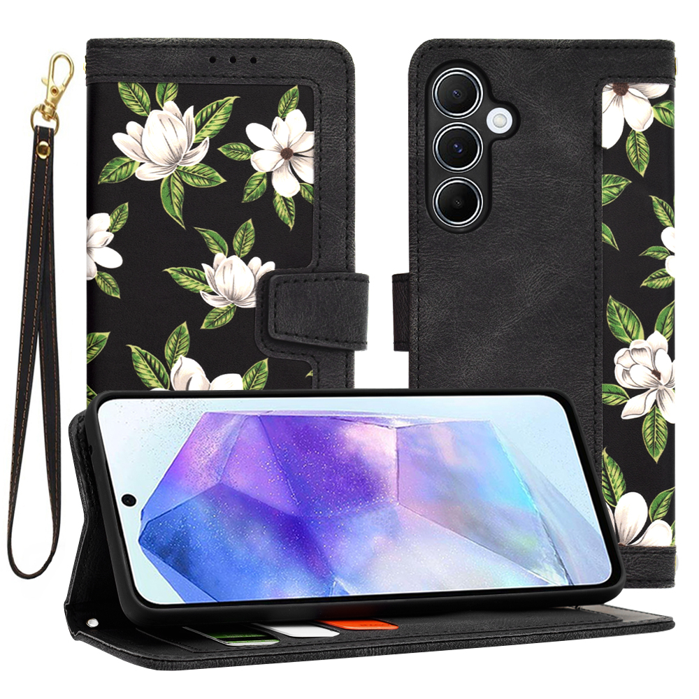 Levně Techsuit FlipCraft Samsung Galaxy A55 5G Květy úsvitu