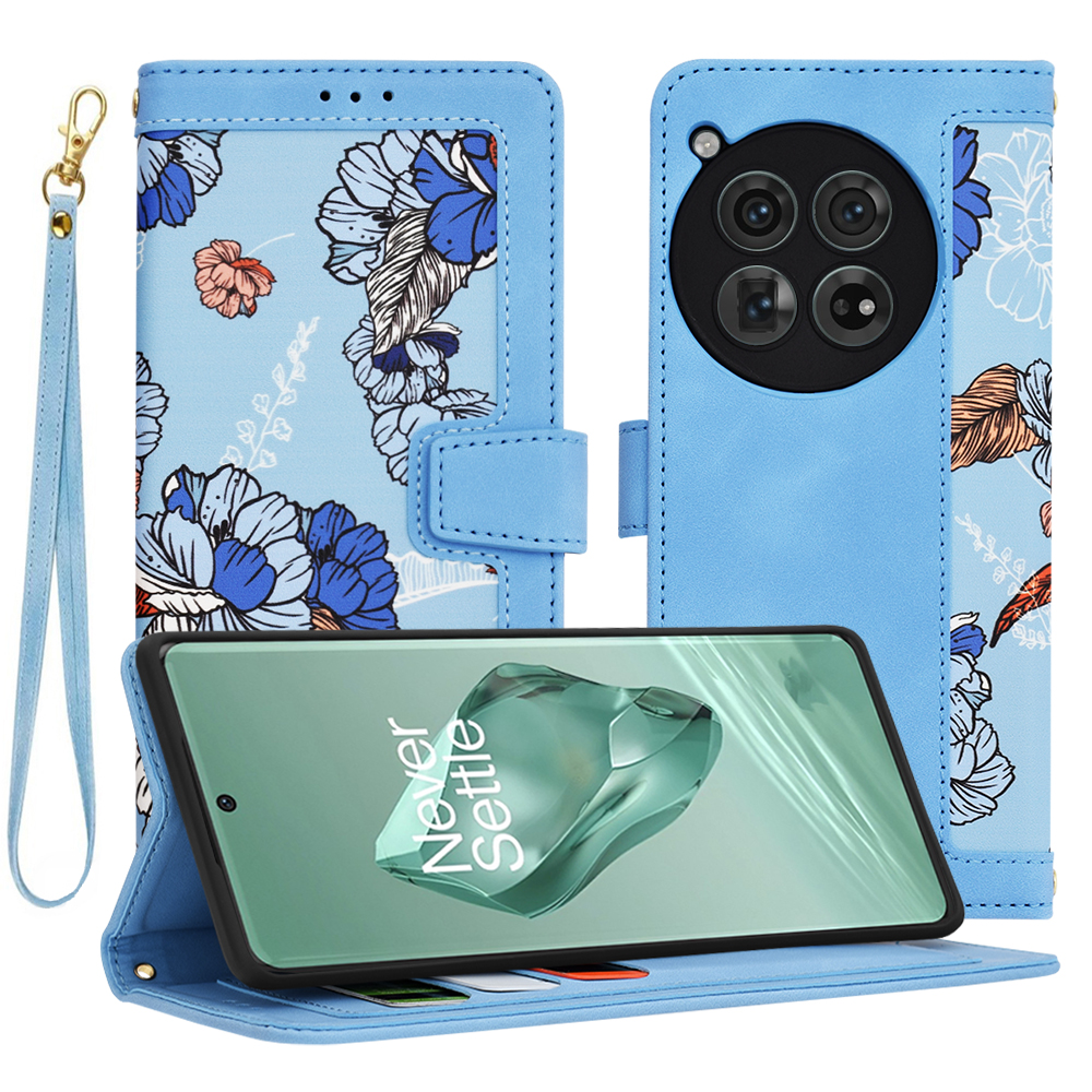 Levně Techsuit FlipCraft OnePlus 12 Zářivě modrá