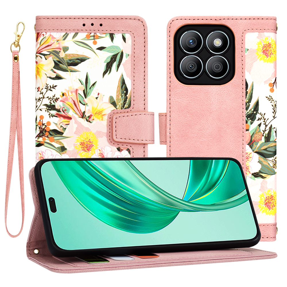 Levně Techsuit FlipCraft Honor X8b Sweetheart Pink pouzdro