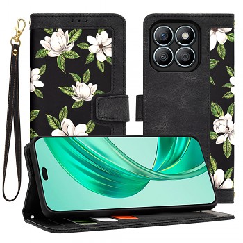 Techsuit Flipové pouzdro Honor X8b Květy úsvitu