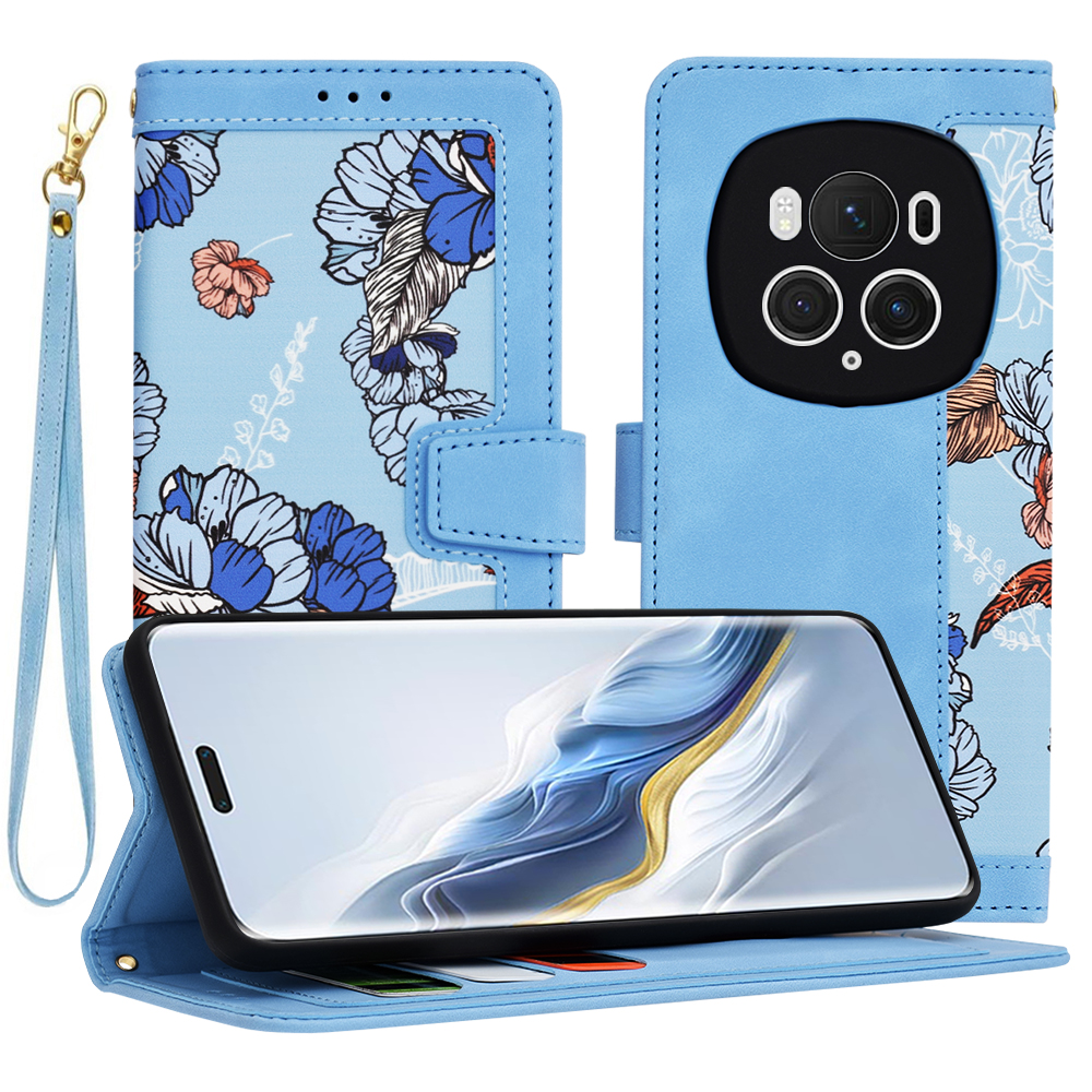 Levně Techsuit FlipCraft kryt Honor Magic6 Pro Vibrant Blue