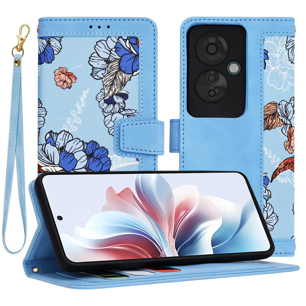 Levně Techsuit FlipCraft Oppo Reno11 F Zářivě modrá