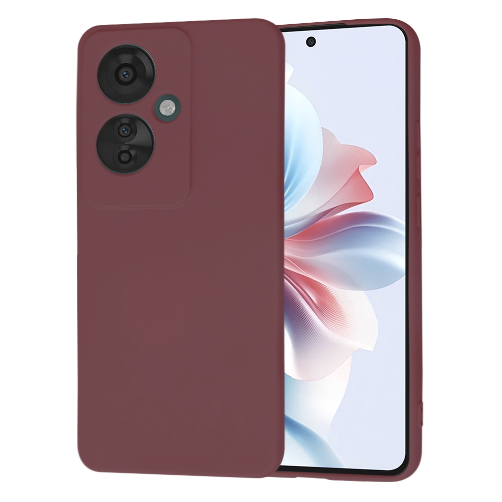 Levně Techsuit MěkkýFlex Oppo Reno11 F Švestková červená