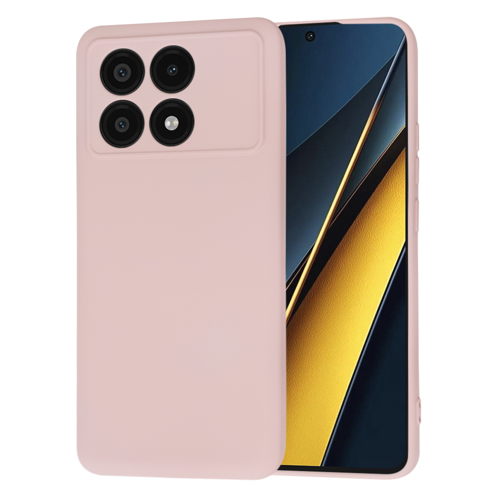 Levně Techsuit SoftFlex Xiaomi Poco X6 Pro Růžový Písek