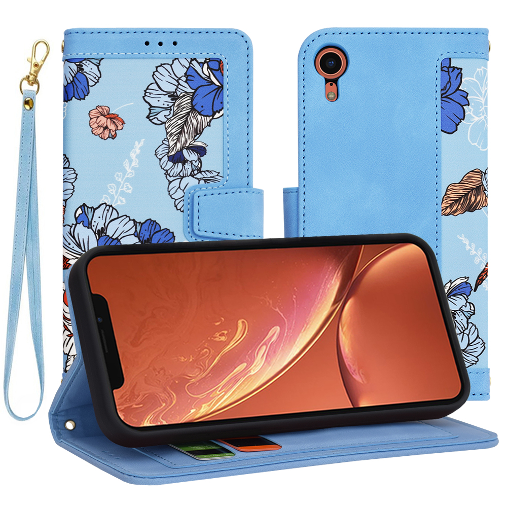 Levně Techsuit FlipCraft iPhone XR živá modrá