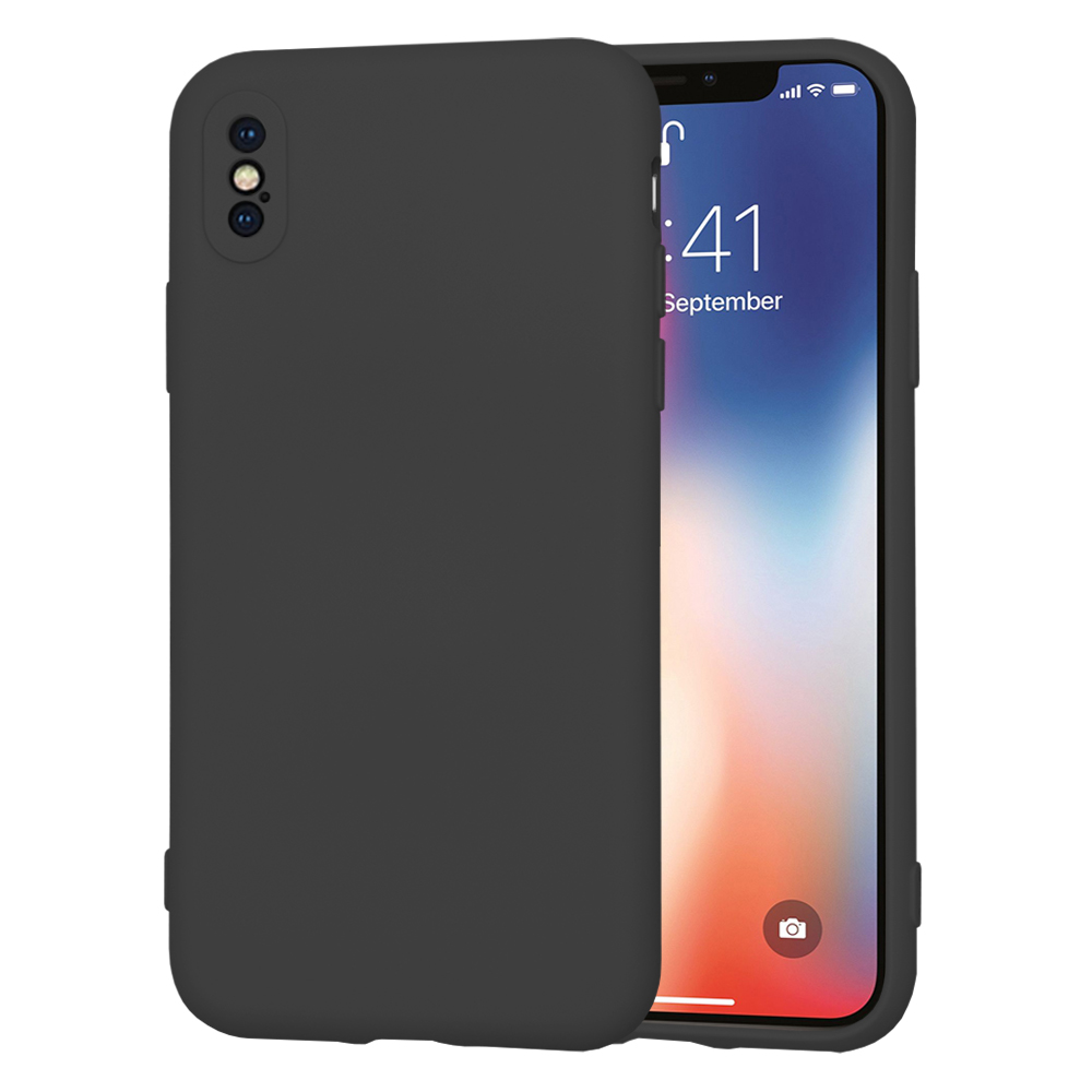 Levně Techsuit SoftFlex pouzdro pro iPhone X iPhone XS černé