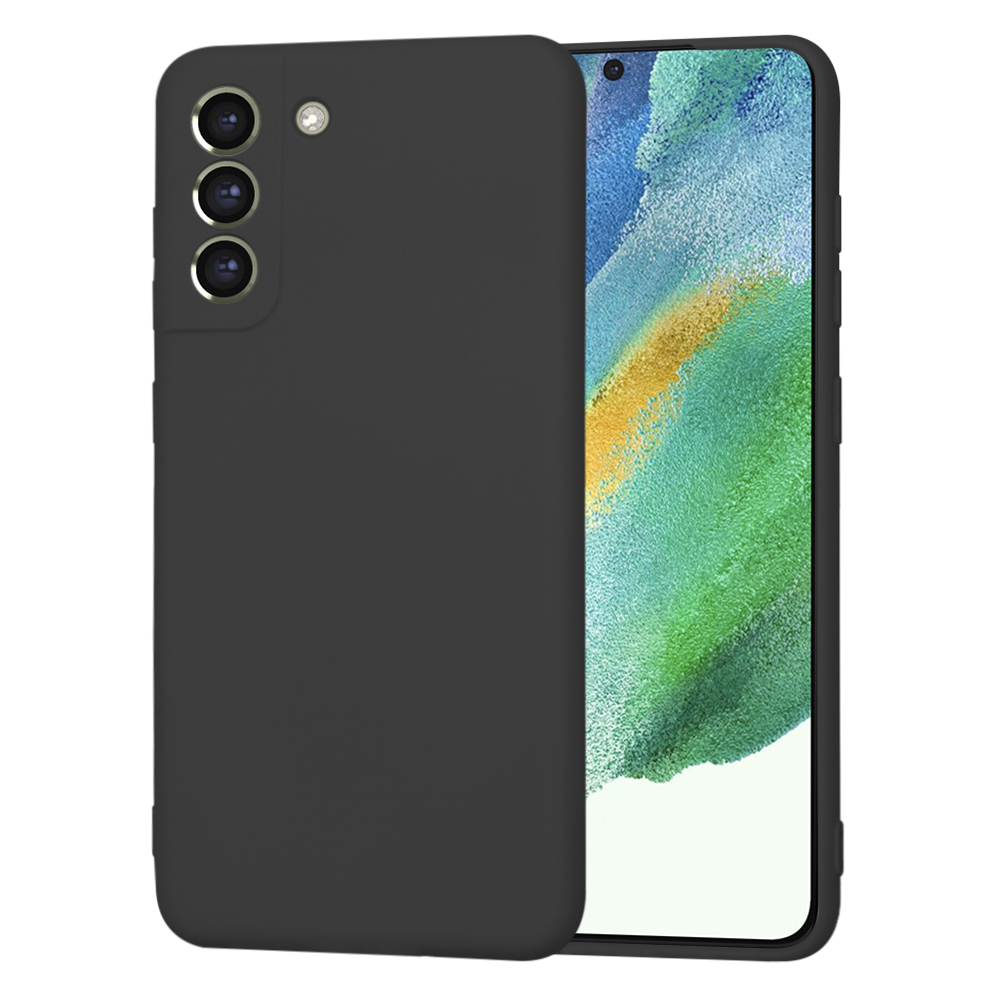 Levně Techsuit Měkký pružný kryt Samsung Galaxy S21 FE 5G Černý