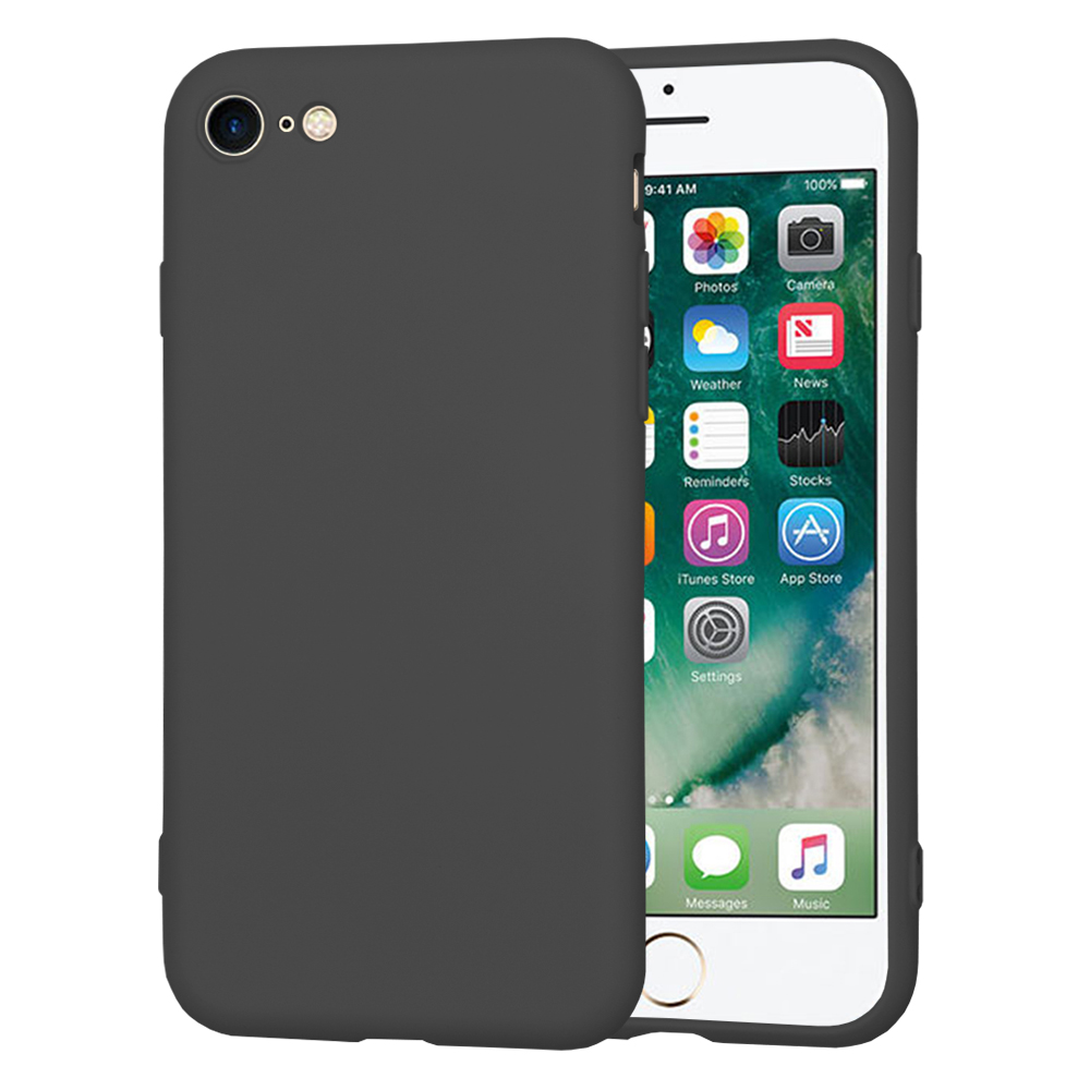 Levně Techsuit SoftFlex iPhone 7 8 SE 2 2020 SE 3 2022 Černý