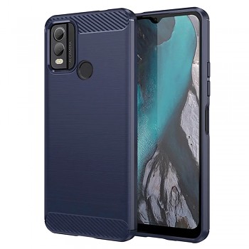 Techsuit Karbon Silikon pouzdro Nokia C22 Modré