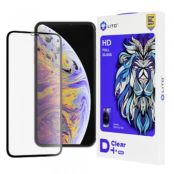 Lito D+ Pro Čiré iPhone XS Max iPhone 11 Pro Max Černá