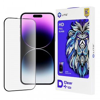 Lito D+ Pro Čirý Kryt pro iPhone 14 Pro Max Černá