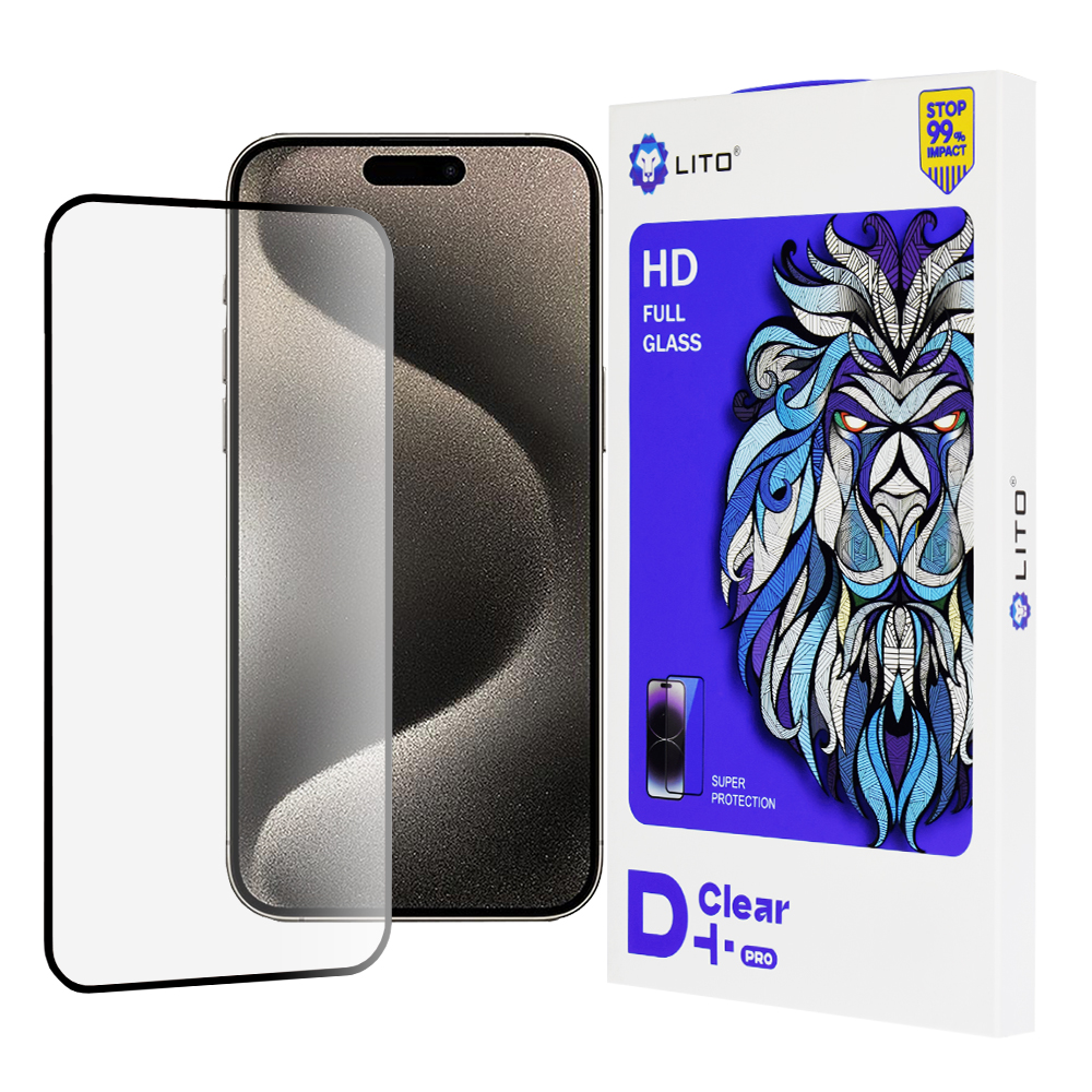 Lito D+ Pro Čirý iPhone 15 Pro Max Černý