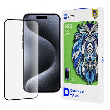 Lito D+ Pro Prachuvzdorný iPhone 15 Pro Černý