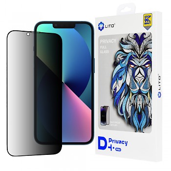 Lito D+ Pro Soukromí iPhone 13 iPhone 13 Pro iPhone 14 Black