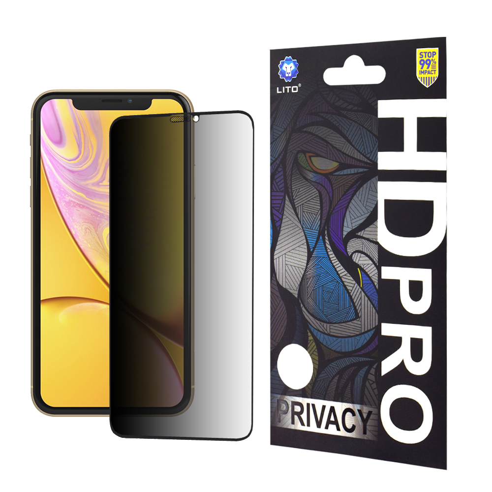 Levně Lito HD Pro Privacy iPhone XR iPhone 11 Černý