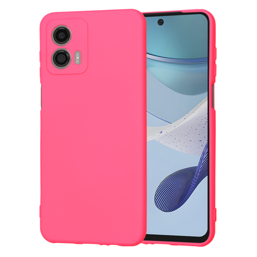 Levně Techsuit SoftFlex pouzdro Motorola Moto G53 Hot Pink