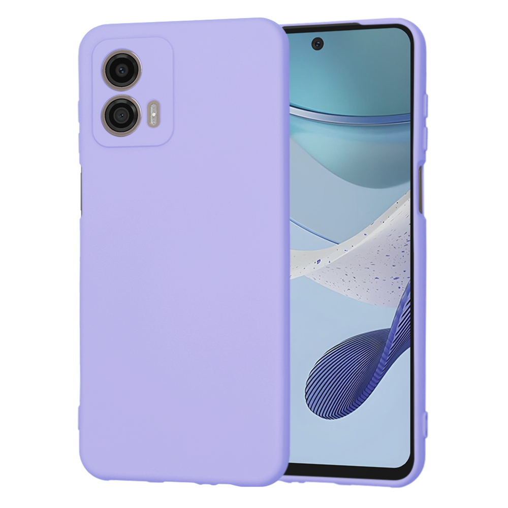 Levně Techsuit SoftFlex Motorola Moto G53 Světle Fialová