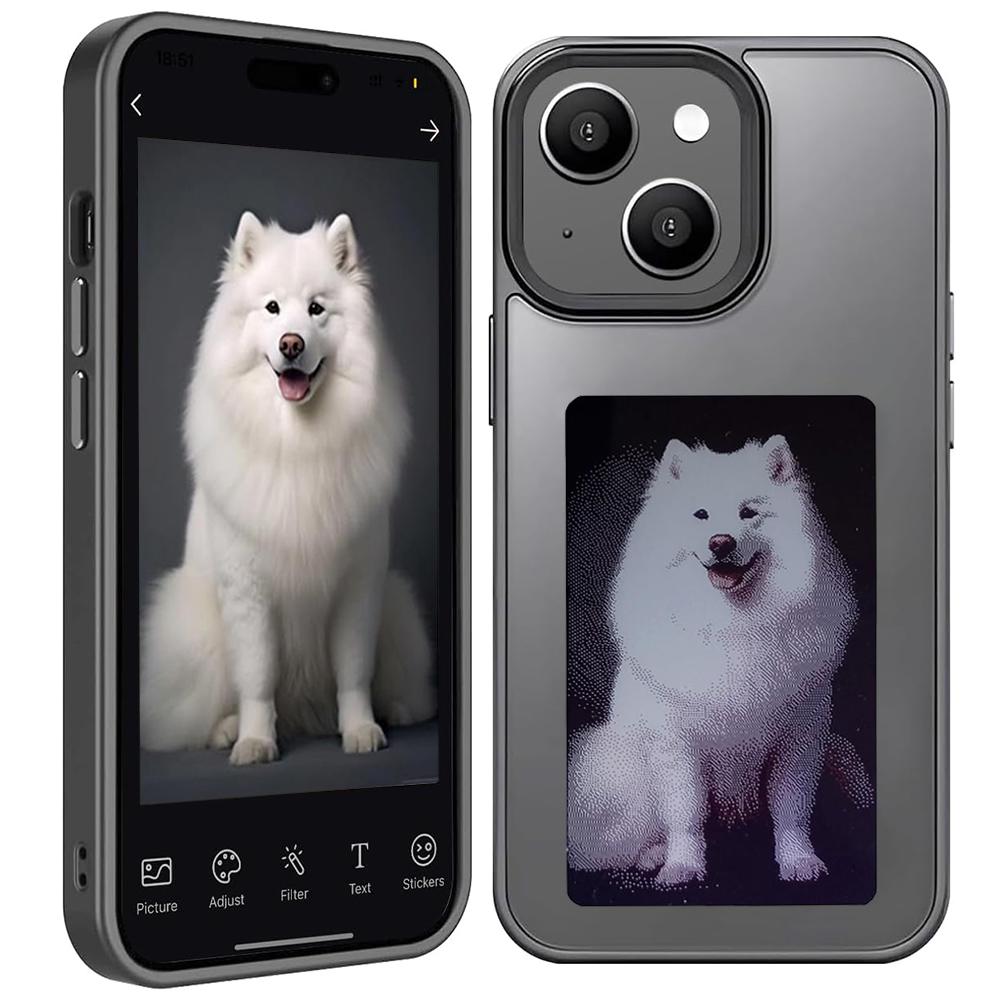 Levně Techsuit Chytrá obrazovka NFC iPhone 15 Černá