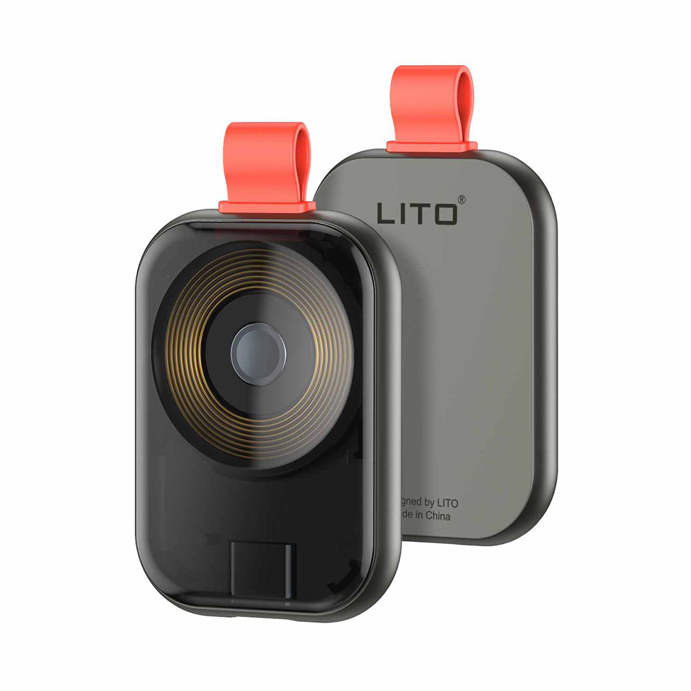 Levně Lito Magnetická bezdrátová nabíječka Apple Watch kroužek 5W 1A Černá