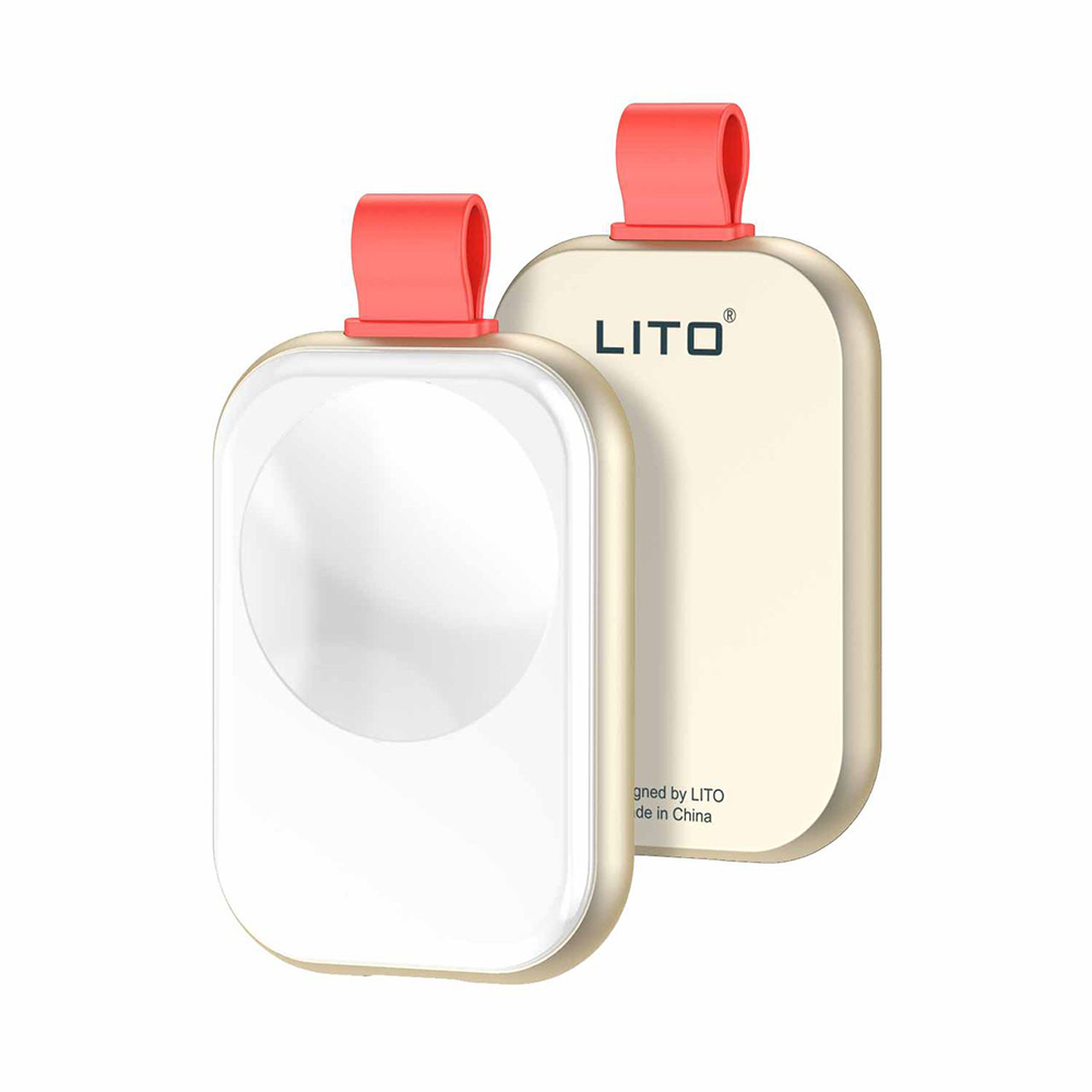 Lito LC03 Magnetická nabíječka Apple Watch kroužek 5W Bílá