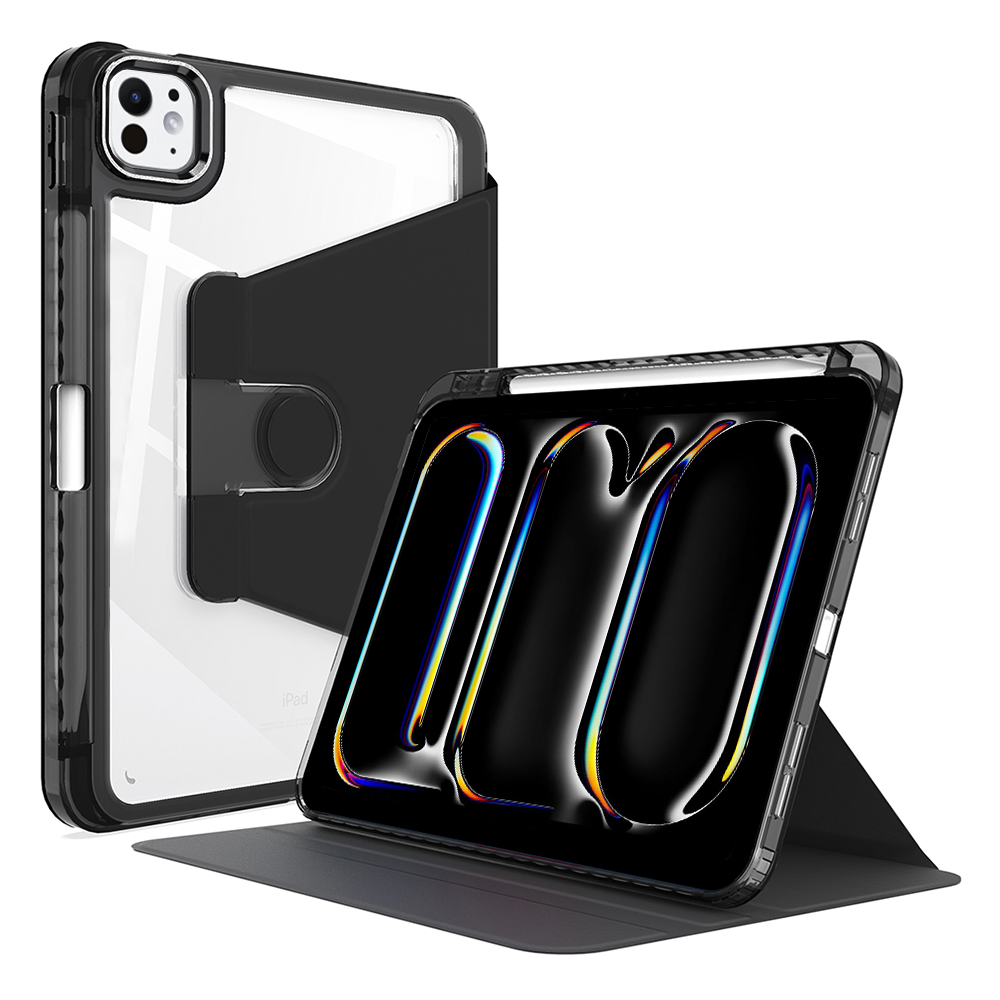 Techsuit Křišťálové Vidění iPad Pro 11 2024 2025 Černá