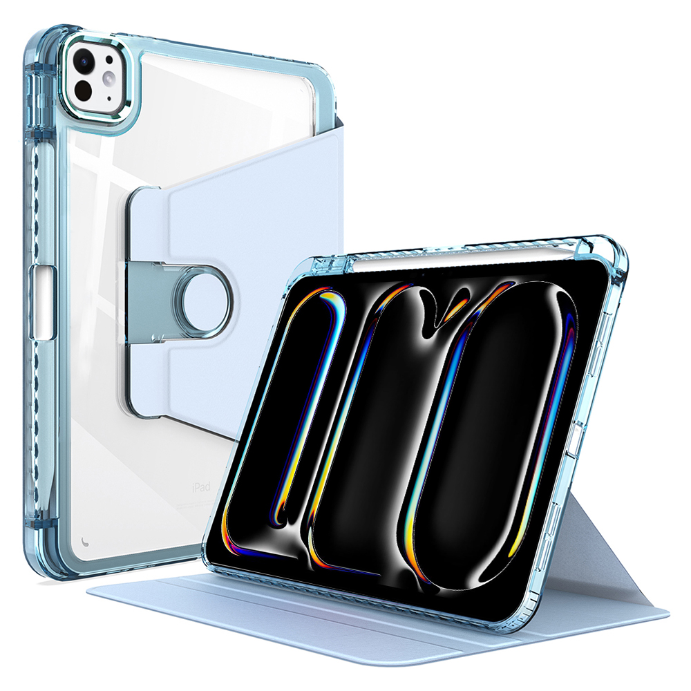 Levně Techsuit Crystal Vision iPad Pro 11 2024 iPad Pro 11 2025 Modrý