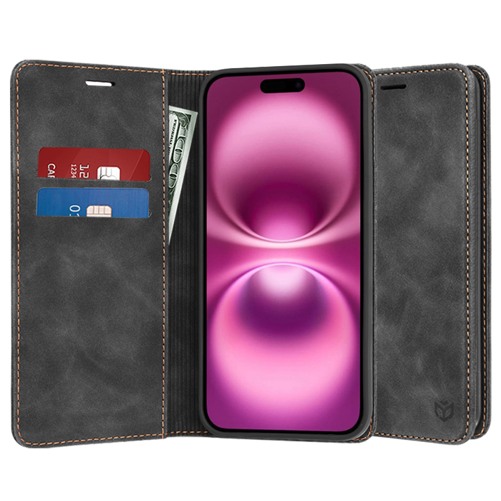 Levně Techsuit Confy Cover iPhone 16 Plus Černá