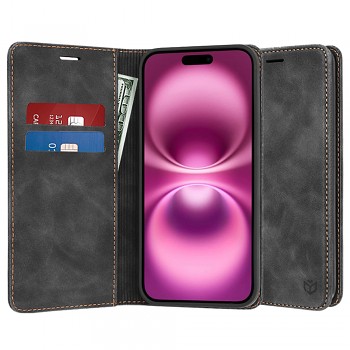 Techsuit Confy Cover iPhone 16 Plus Černá