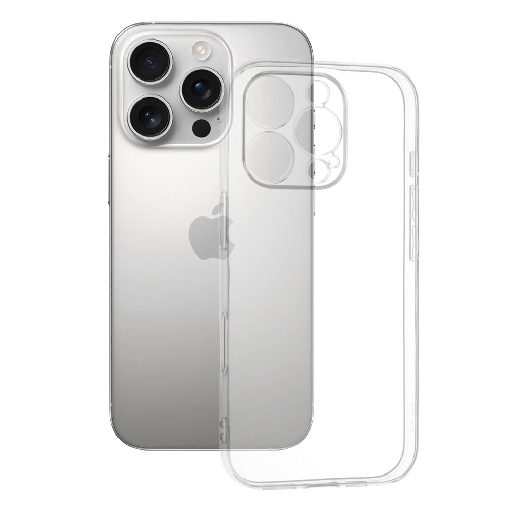 Techsuit Čirý silikon iPhone 16 Pro Průhledný