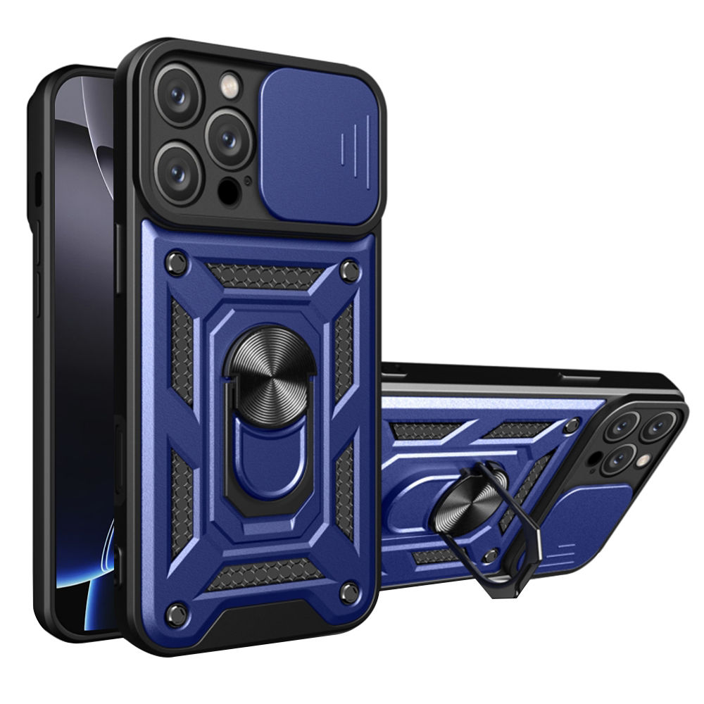 Levně Techsuit CamShield iPhone 16 Pro modrý