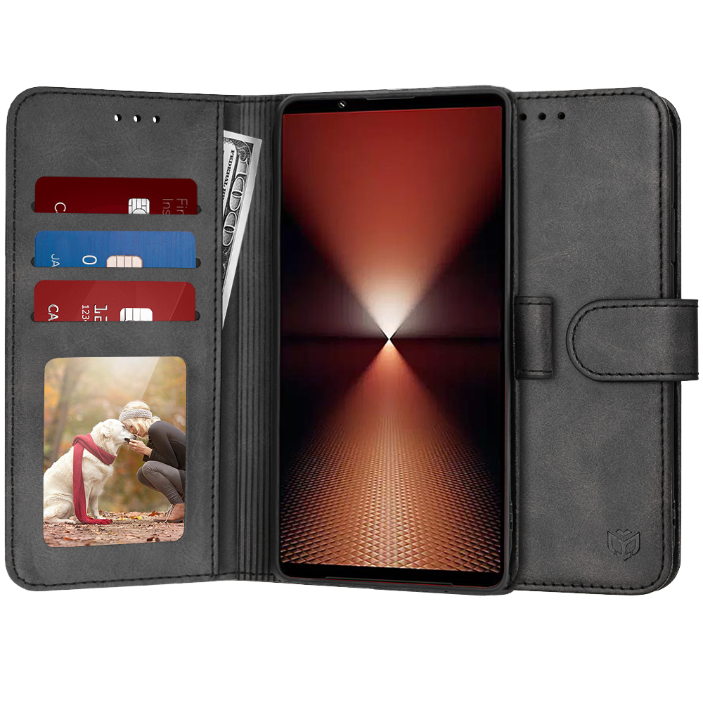 Levně Techsuit Pouzdro Kniha Sony Xperia 1 VI Black