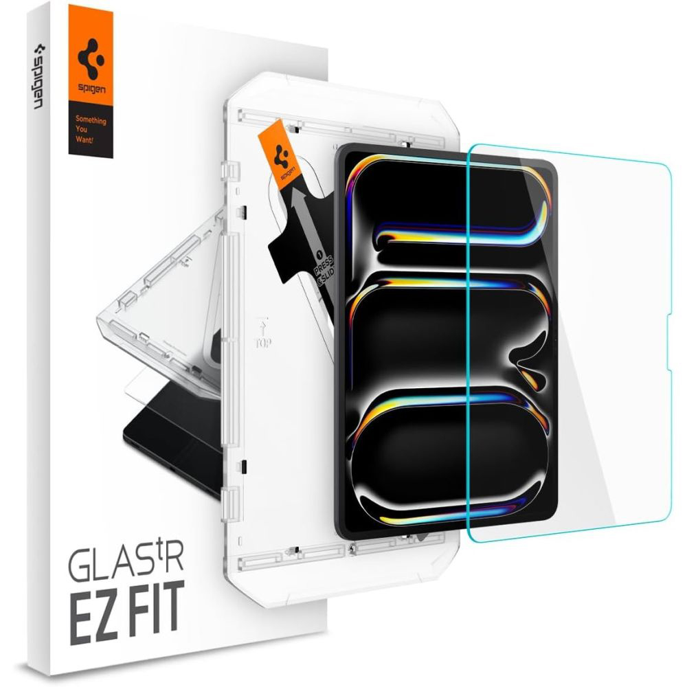 Levně Spigen Glas.TR EZ-FIT iPad Pro 13 (2024) iPad Pro 13 (2025) Čiré