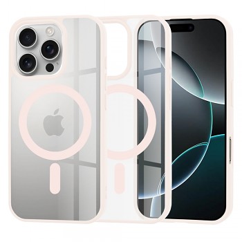 Techsuit MagSafe Pro iPhone 16 Pro Nude růžová