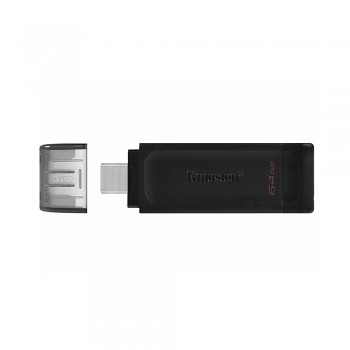 Kingston DT70 USB-C 3.2 Flash disk 64GB Černá