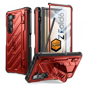 Supcase Unicorn Beetle Pro Samsung Galaxy Z Fold6 Rudý
