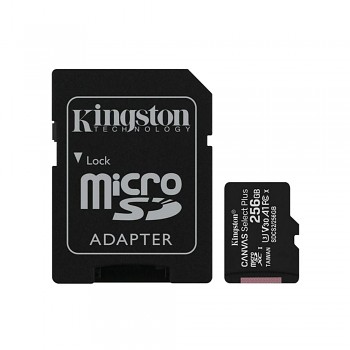 Kingston Paměťová karta Canvas Select Plus 256GB MicroSDXC Adaptér