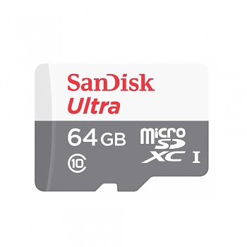 SanDisk Paměťová karta Ultra MicroSDXC 64GB SDSQUNR-064G-GN3MN