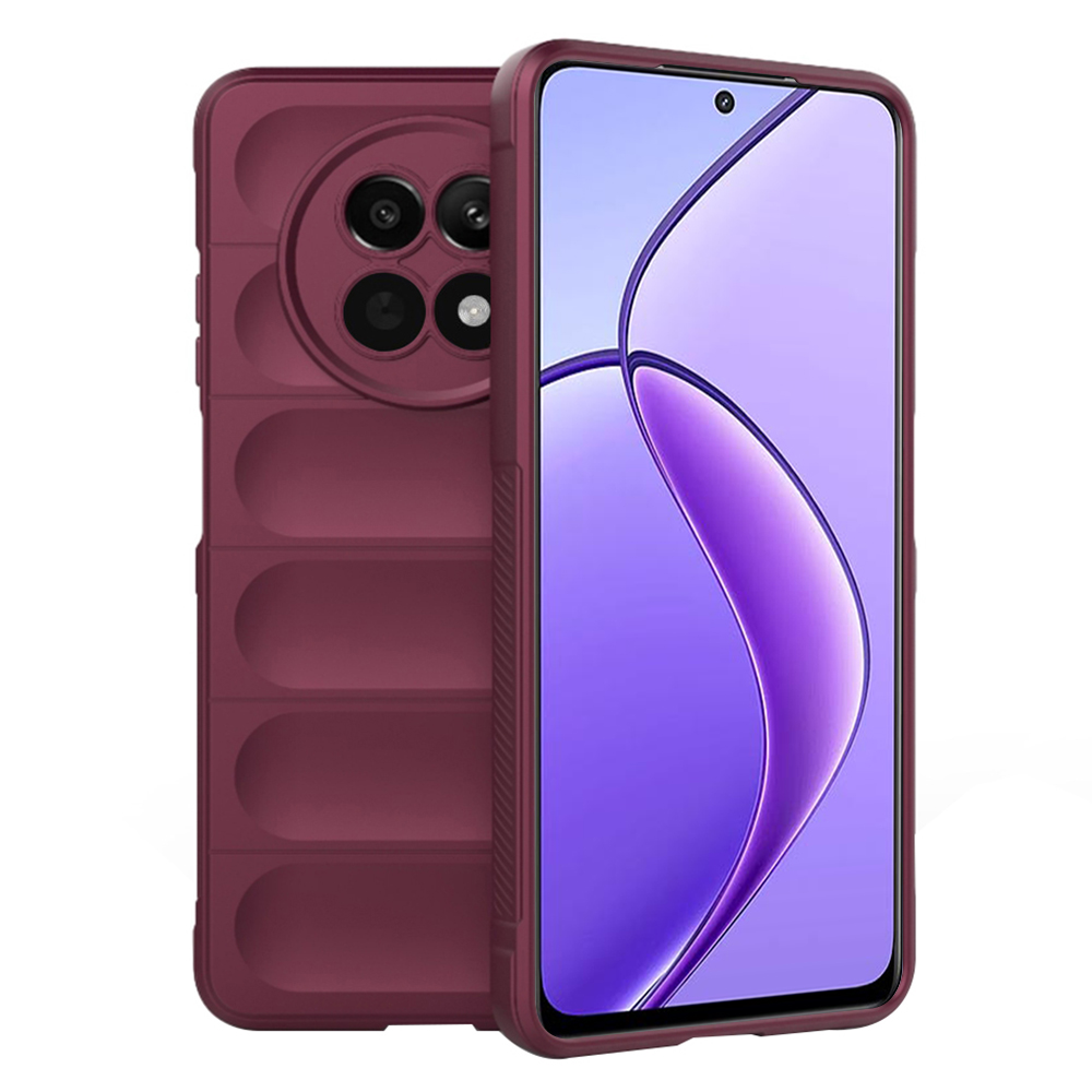 Levně Techsuit Kouzelný štít Realme 12 12x Bordó
