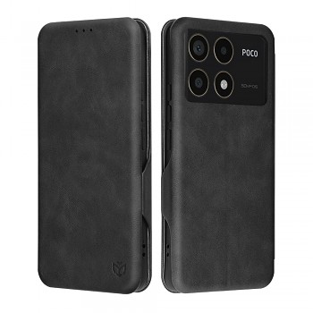 Techsuit Bezpečná Peněženka Plus Xiaomi Poco F6 Pro Černá