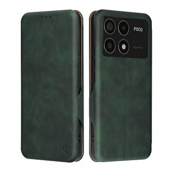 Techsuit Bezpečná Peněženka Plus Xiaomi Poco F6 Pro Green