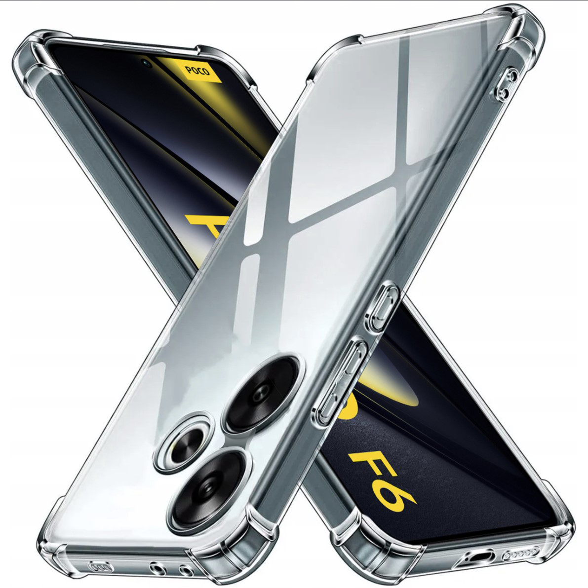 Levně Techsuit Nárazuvzdorný Silikon Xiaomi Poco F6 Clear